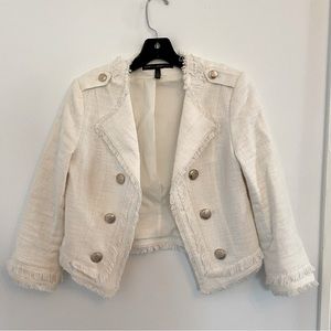 White House Black Market tweed jacket